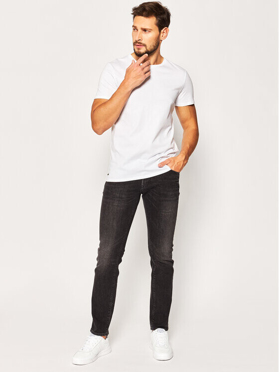 Набор футболок Lacoste Regular Fit Crew Neck, 3 предмета, белый — фото 3