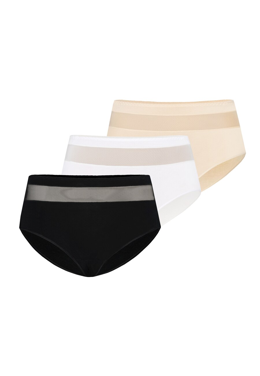 

Трусы TEYLI Boyshorts Vera, цвет beige/black/white