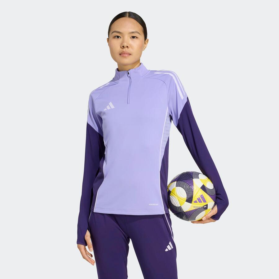 ADIDAS Женский тренировочный топ Tiro 25 Competition, фиолетовый — фото 2