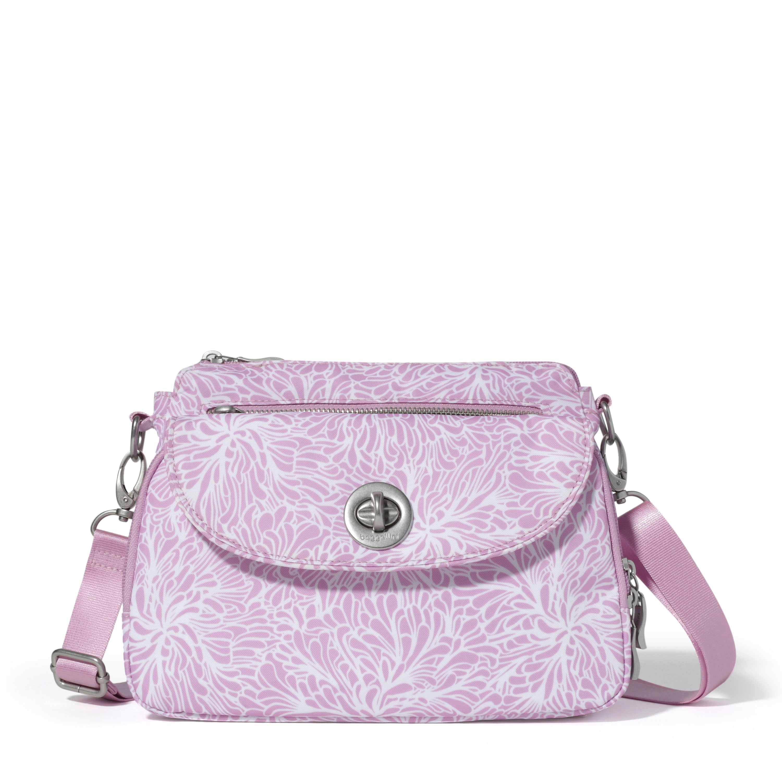

Baggallini Женская сумка через плечо Calais, цвет pink blossom