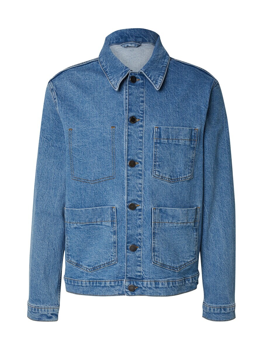 

Джинсовая куртка Guido Maria Kretschmer Men Between-Season Jacket Eduard, синий деним