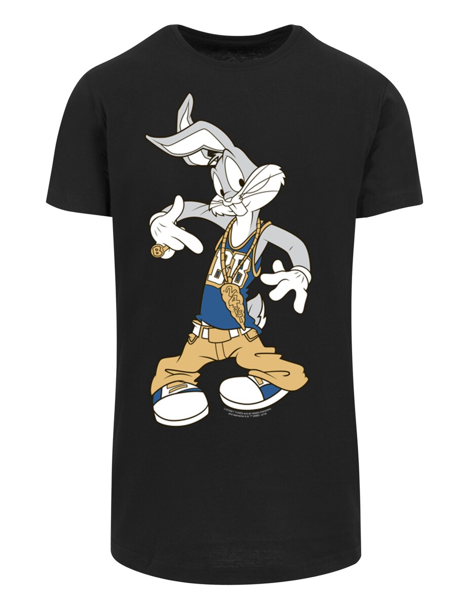 

Рубашка F4NT4STIC Looney Tunes Bugs Bunny Rapper, черный