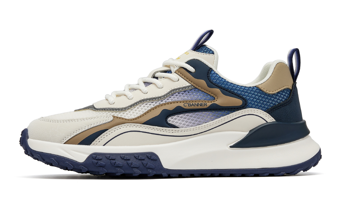 

C°BANNER Низкие повседневные кроссовки мужские бело-голубые, цвет White Blue