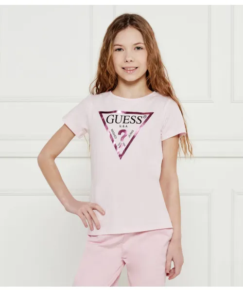 

Футболка Regular fit Guess, розовый