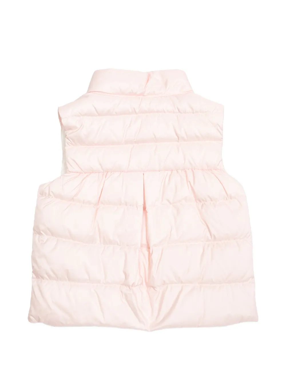 

Стеганый жилет на молнии Moncler Enfant, розовый