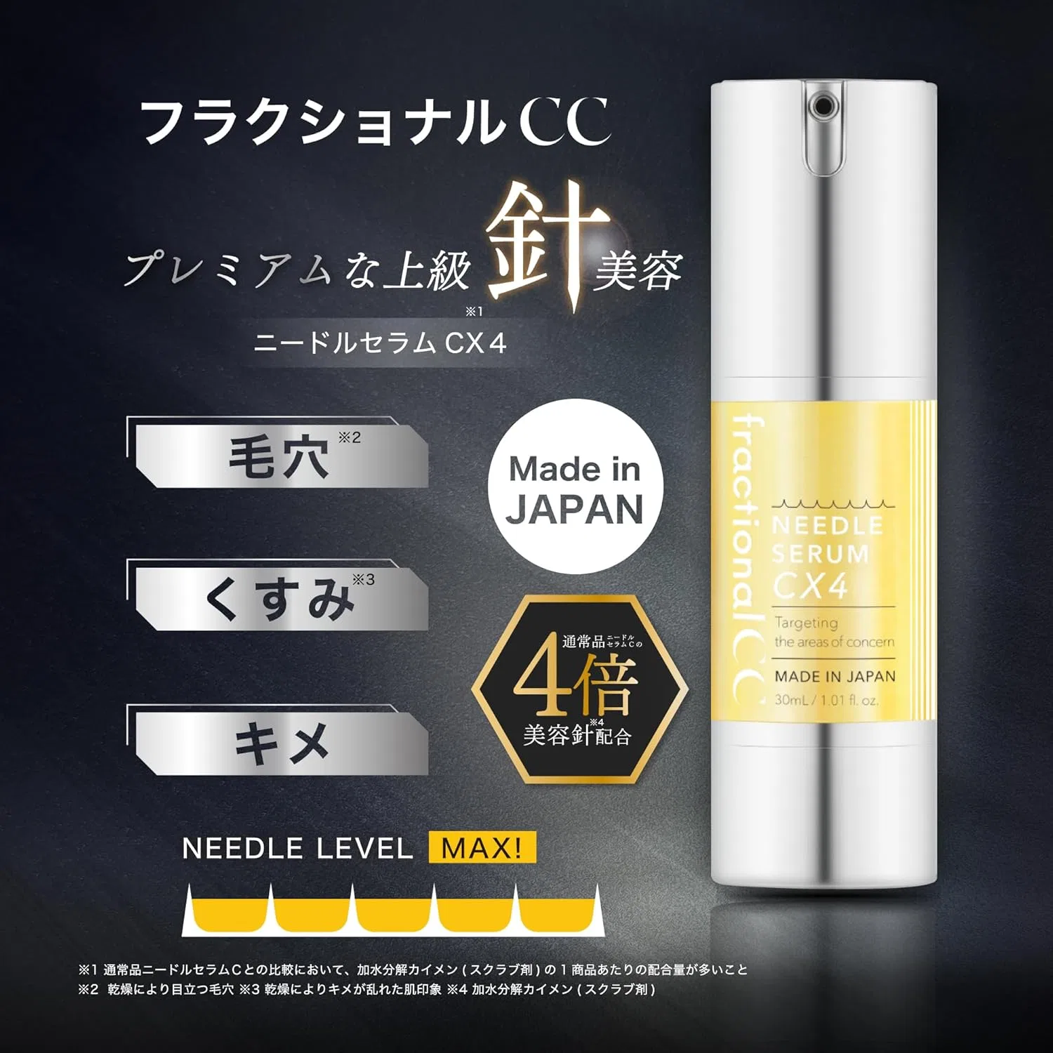 Набор Functional — С микроиглами Fractional CC Needle Serum CX4, набор 3 шт. + маска 6 шт — фото 3