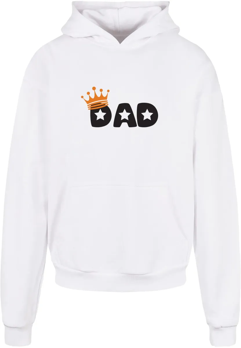 

Толстовка с капюшоном Merchcode " Merchcode Men's Fathers Day - King Dad Ultra Heavy Hoody", белый