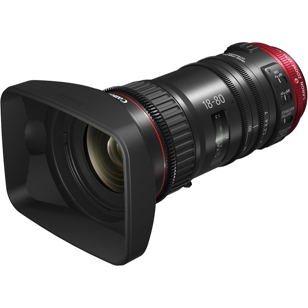 

Кинообъектив Canon CN-E 18-80mm T4.4 COMPACT-SERVO Cinema Zoom Lens 1714C002