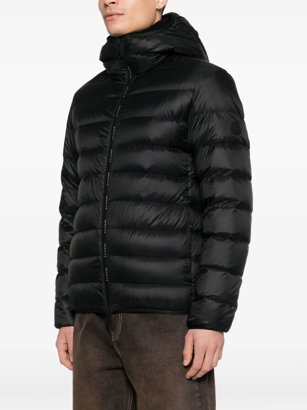 Толстовка на молнии с капюшоном alrai MONCLER, черный — фото 3