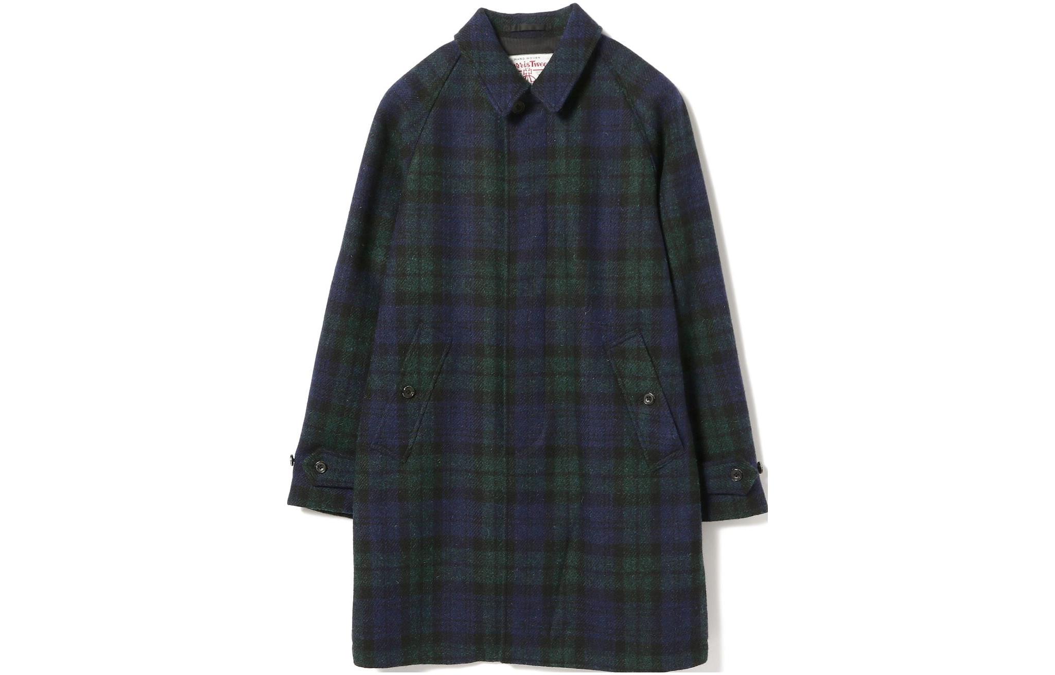 

Beams Пальто с воротником от Harris Bal, Blue Green