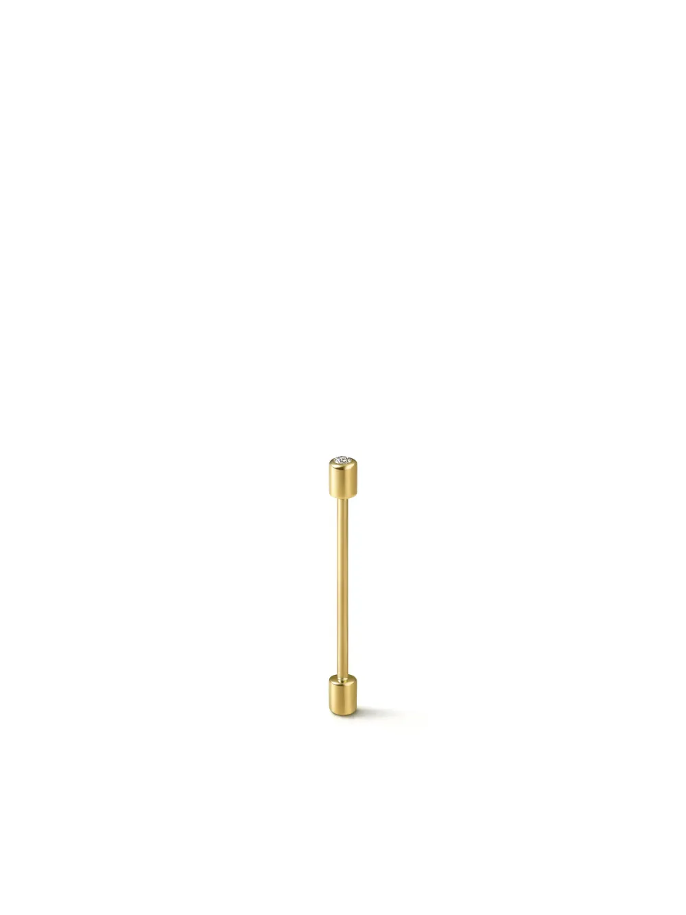 

Серьга Twist Pin из желтого золота с бриллиантом Shihara, золотой