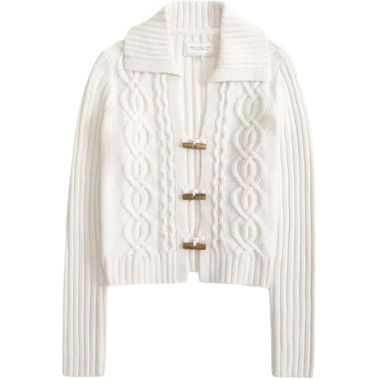 

Коллекция трикотажной одежды для женщин, посвященная весеннему фестивалю в год Лошади Abercrombie＆Fitch, экрю