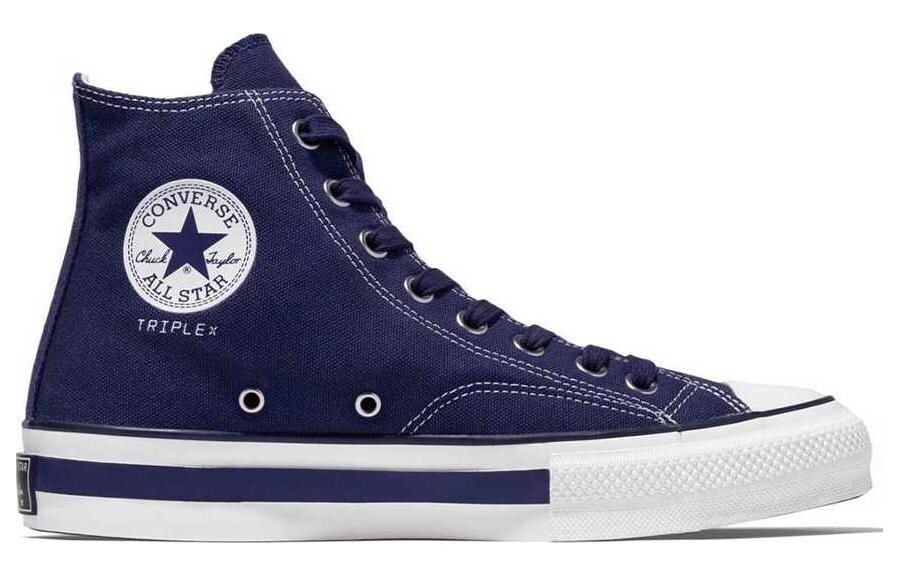 Кеды God Selection XXX X Addict X Chuck Taylor Canvas TX High 'Navy' Converse — фото 2