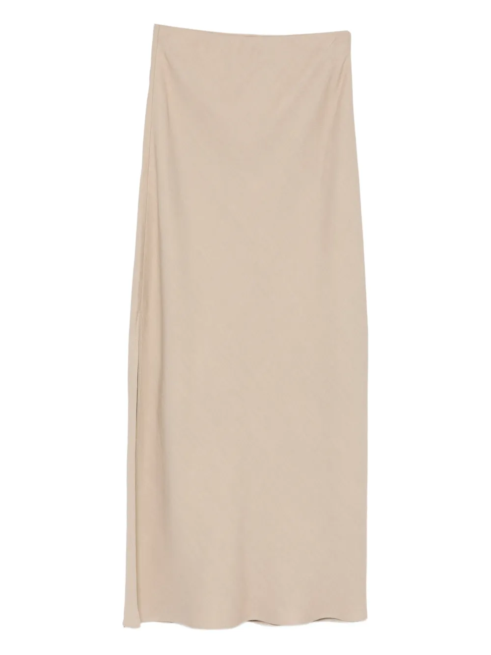 

Прямая юбка с разрезом сбоку Brunello Cucinelli, нейтральный