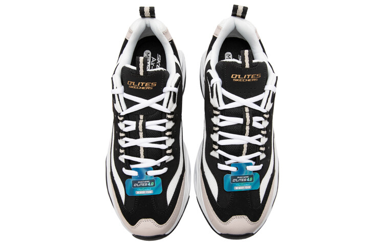 D"Lites 4.0 Кроссовки Lifestyle для мужчин с низким верхом, черные/золотые Skechers — фото 4