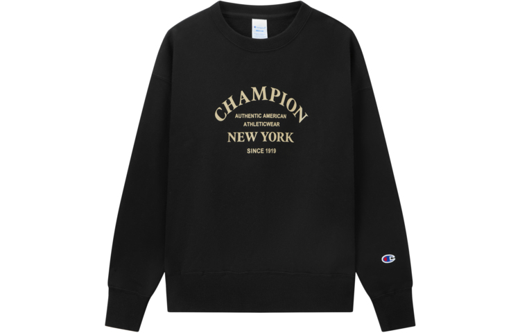 

Женская толстовка с круглым вырезом, модель FW22, японская версия Champion, черный