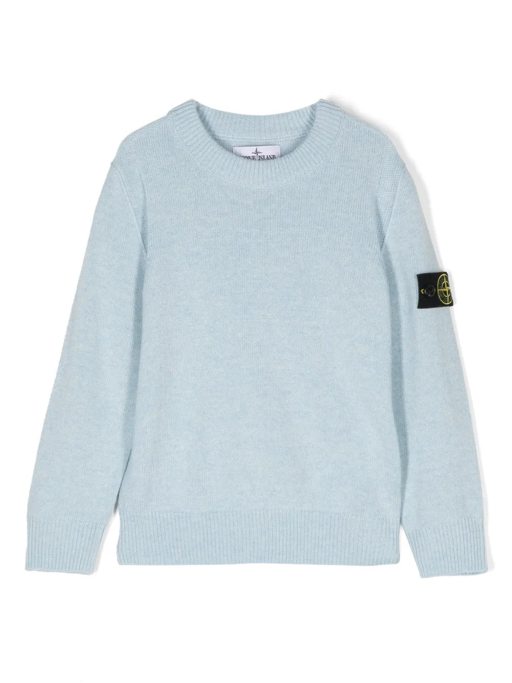 

Джемпер с логотипом Compass Stone Island Junior, синий