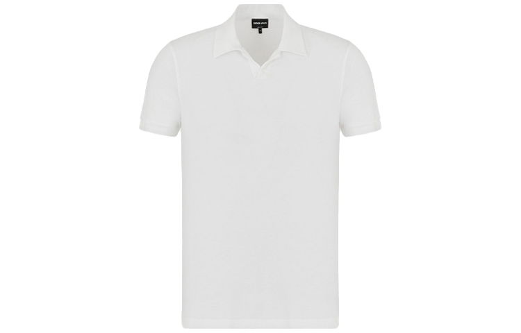

Emporio Armani Asv Футболка поло с коротким рукавом из стрейч-вискозного джерси GIORGIO ARMANI Белый