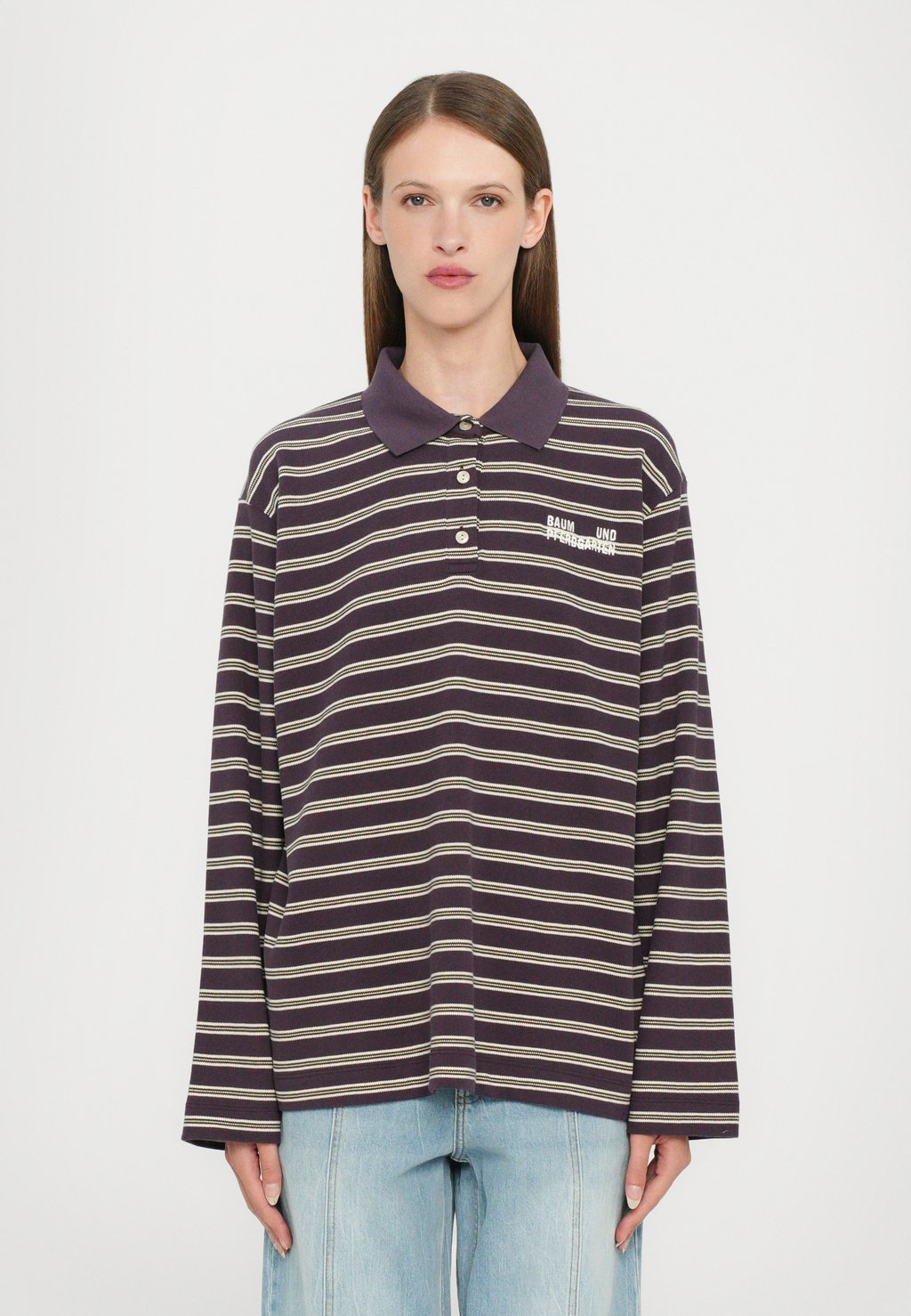 

Топ с длинными рукавами JEANNE - Polo shirt Baum und Pferdgarten, темно-красный