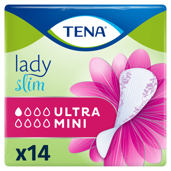 

Гигиенические прокладки, 14 шт./1 упаковка. Tena Lady ultra mini