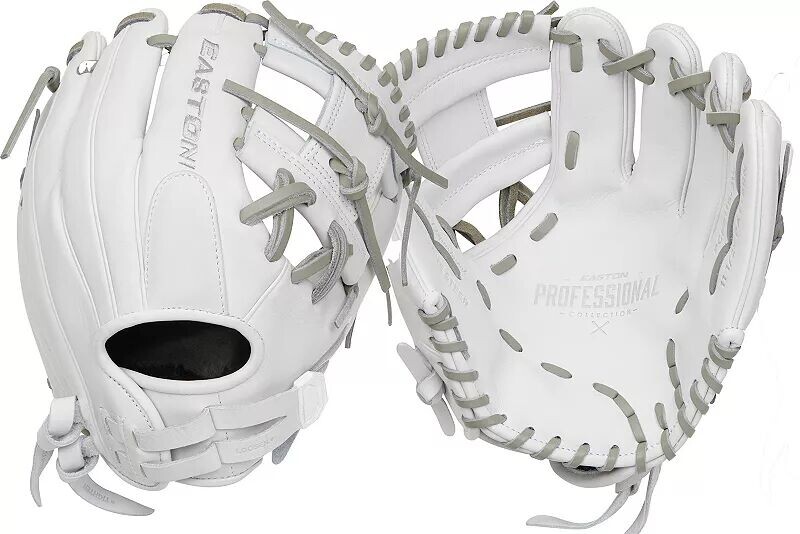 

Перчатки Fastpitch серии Easton Sports 11,5 дюйма Professional Collection, белый/серый
