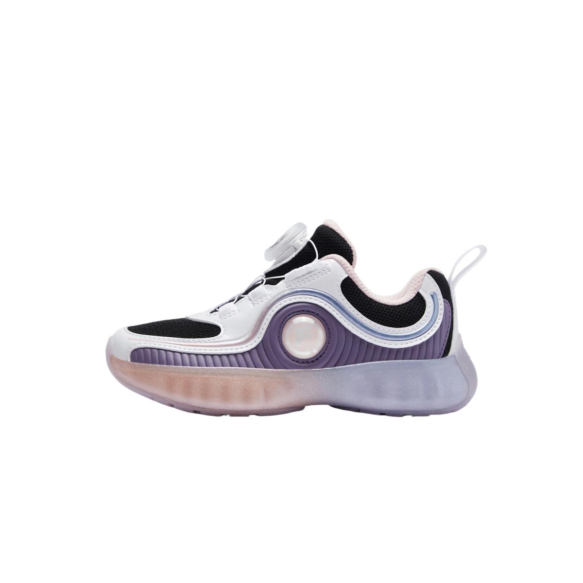 

FILA KIDS Легкие амортизирующие низкие детские повседневные кроссовки Black Gray Purple Kids'