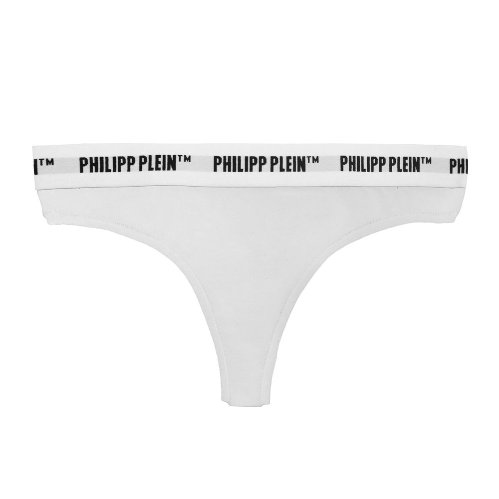 

Элегантные белые стринги-дуэт для женщин Philipp Plein