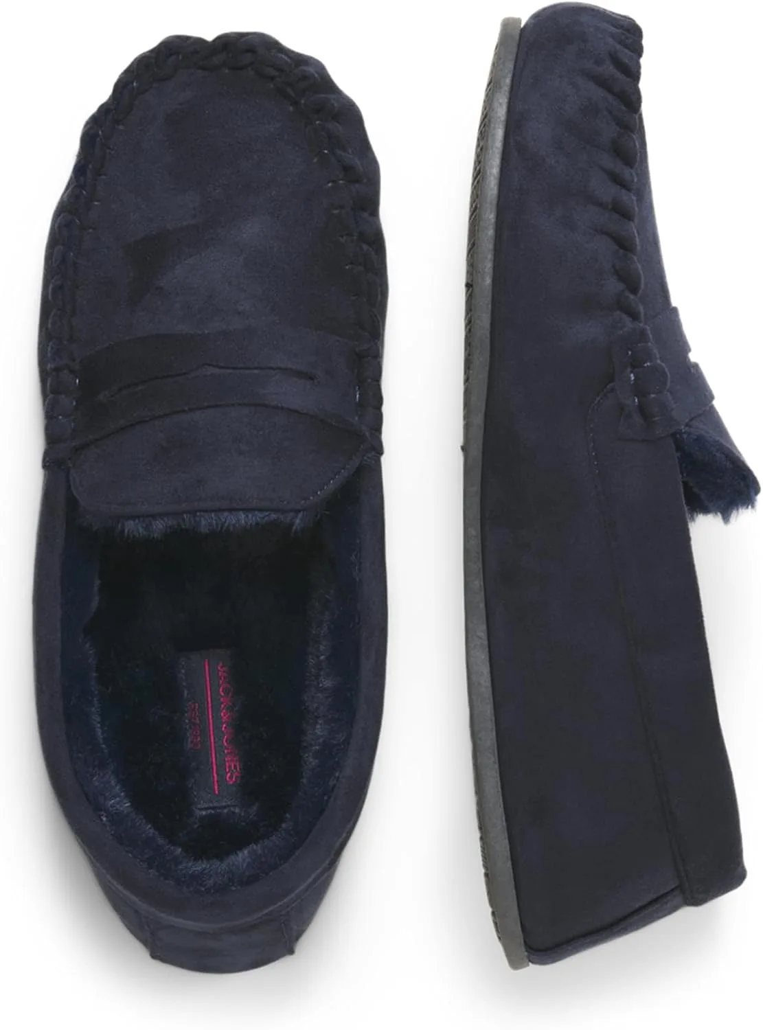 Мужские лоферы JFC JACK & JONES JFWMARK, темно-синий — фото 2