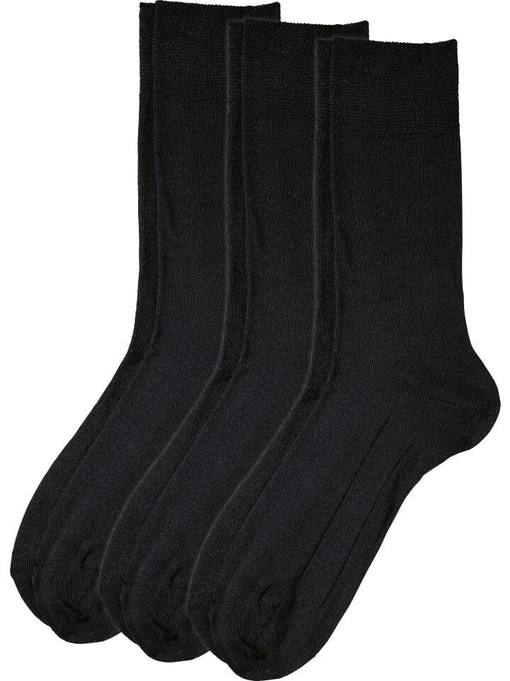 

Носки Erwin Müller Unisex 3 Paar, черный