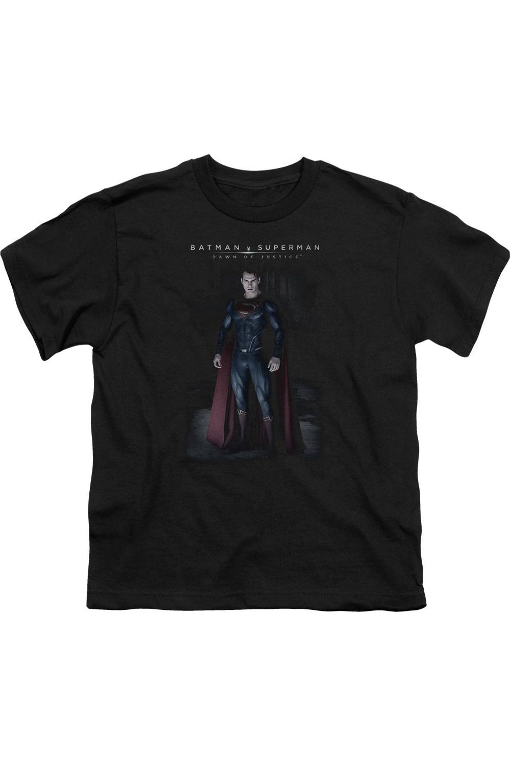 

Футболка с коротким рукавом для детей "Batman против Superman: Во весь рост" Gildan, черный