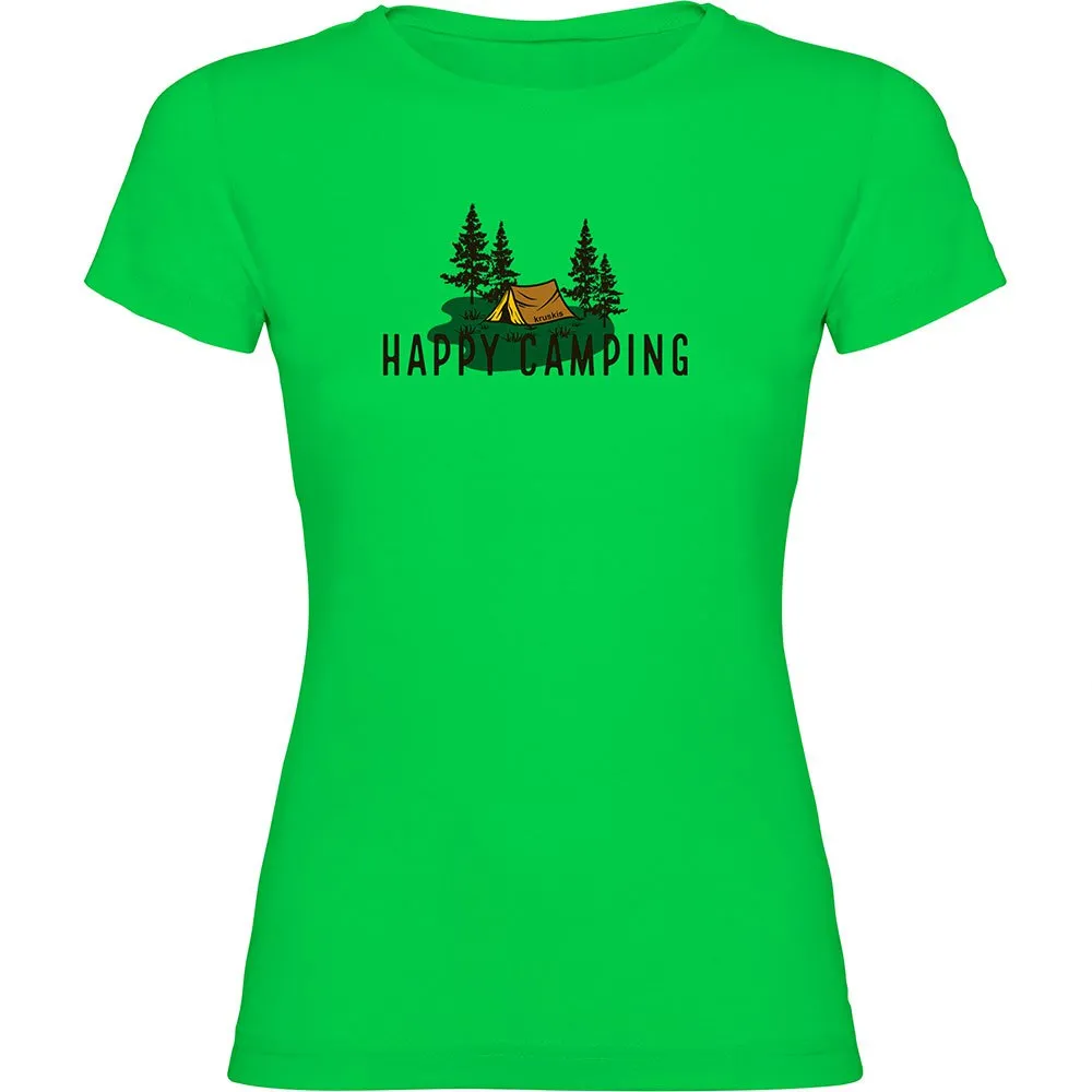 

Футболка Kruskis Happy Camping, зеленый