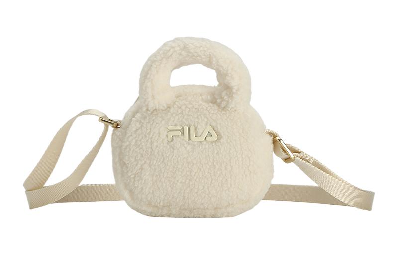 

FILA Тканевая поясная сумка ультрамаленькая женская овсяно-белая