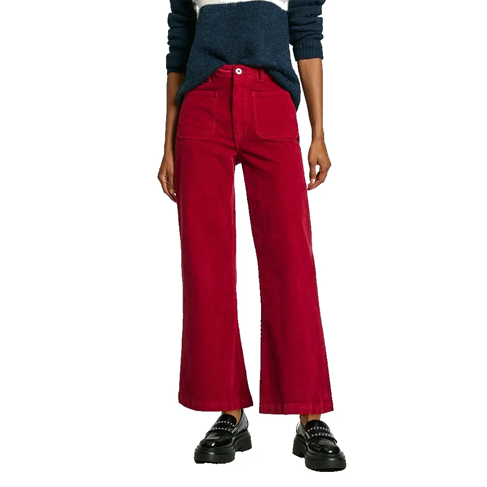 

Брюки Pepe Jeans Celia Flare Fit, красный