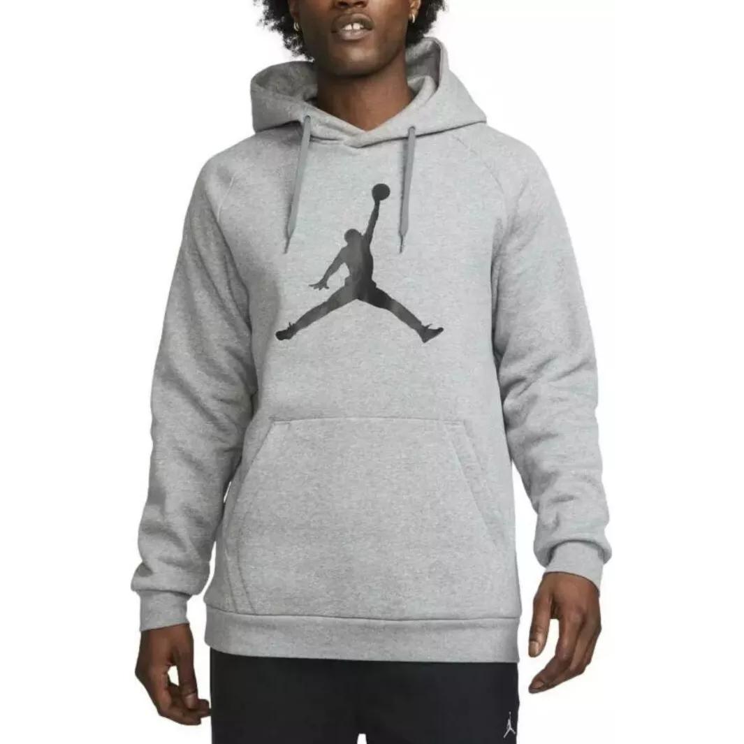 

Толстовка с капюшоном Nike Air Logo из флиса Jordan, серый