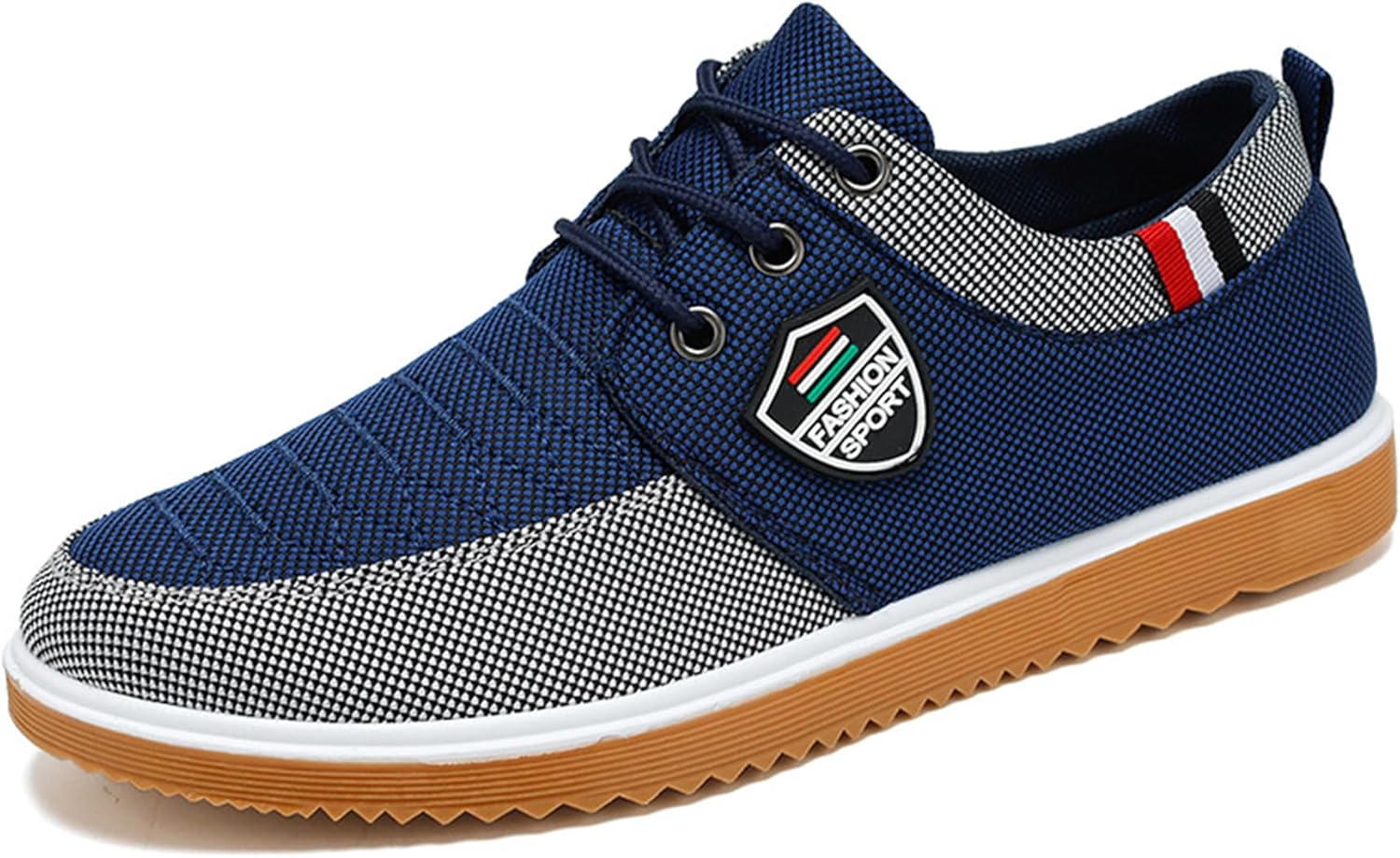 

Мужские повседневные лоферы на шнуровке, слипоны для ходьбы, водителя, хлопковые кеды, удобные, стильные, для работы Wznkxfc, синий