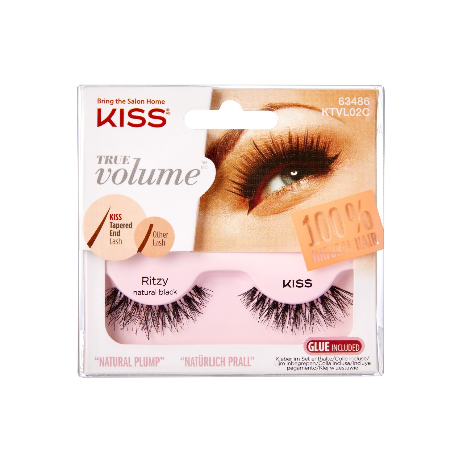 

Искусственные ресницы wimpernband volumen Kiss, ritzy