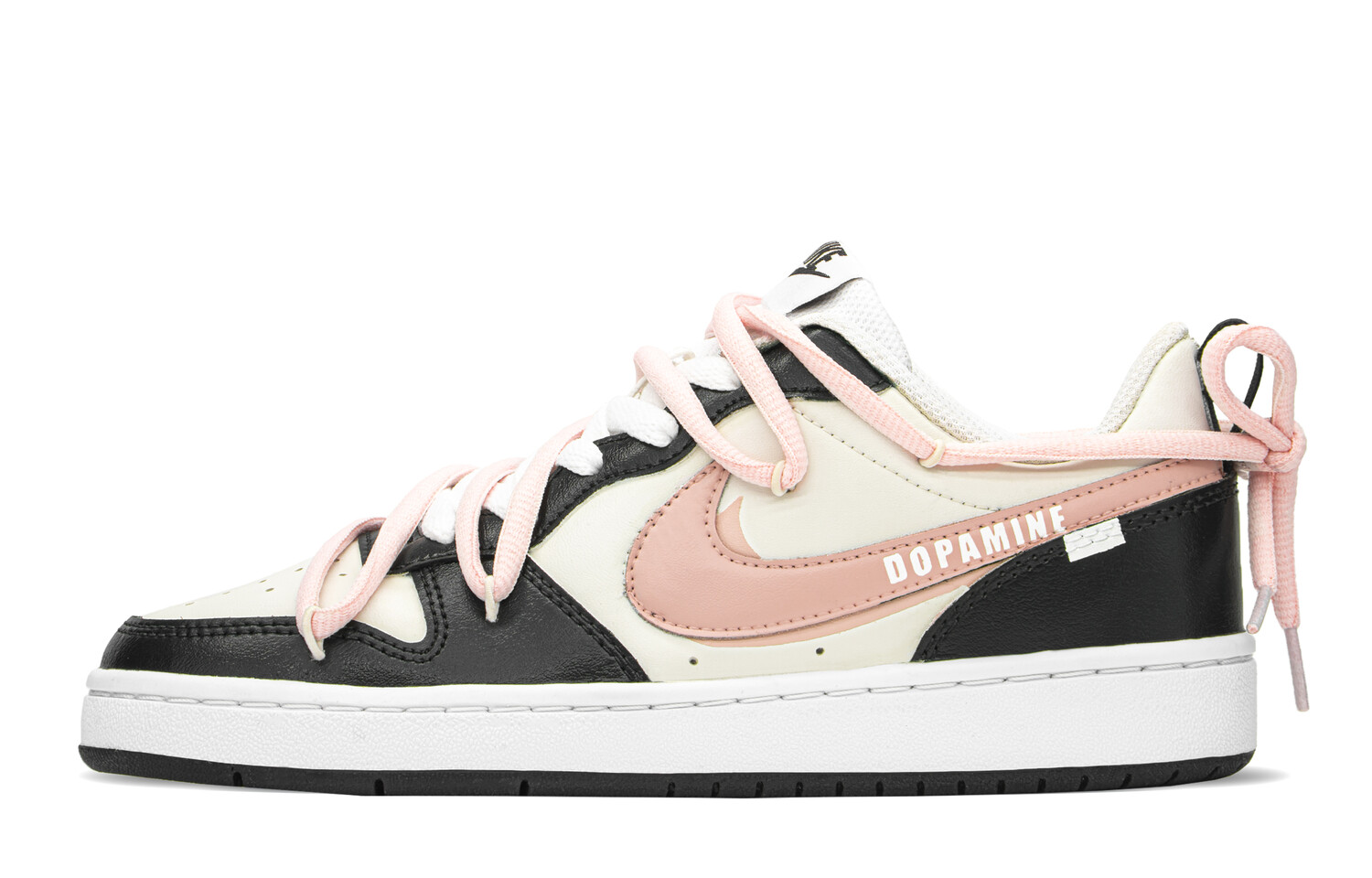 

Кроссовки Nike Court Borough Series Skateboard Shoes Women's Low-Top Black Pink