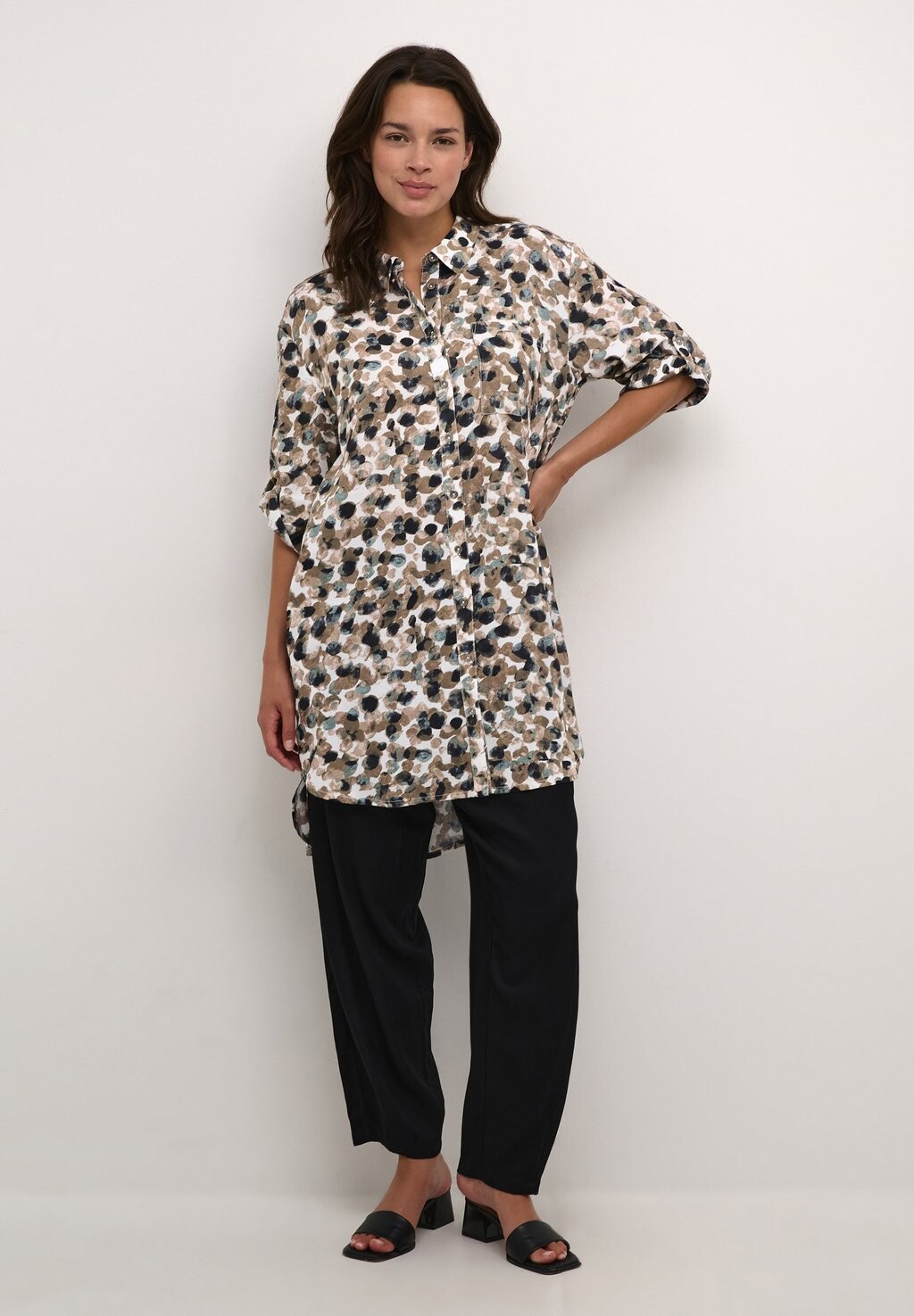 

Блузка на пуговицах JACKLINE 3/4 SLEEVES Kaffe, мультиколор