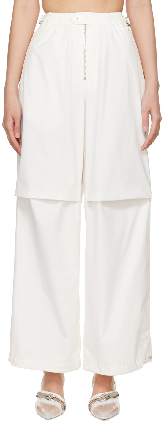 

Кремового цвета летные брюки Dion Lee