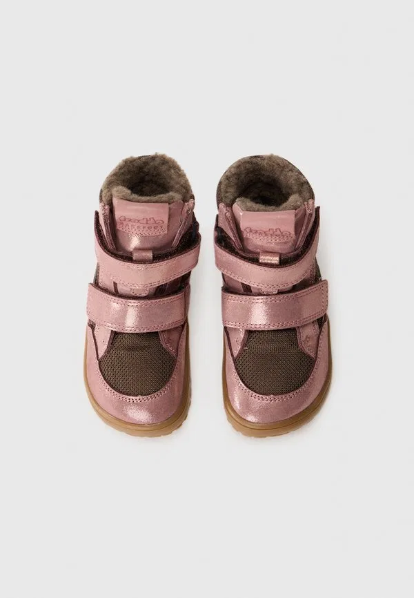 Зимние ботинки barefoot tex розово-золотистого цвета Froddo, Pink/Gold-Coloured — фото 4