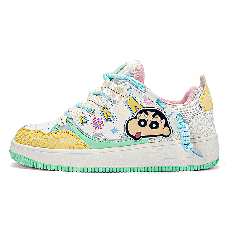 

Кроссовки Crayon Shinchan/Crayon Shinchan Skateboarding Shoes Unisex Low-top, белый