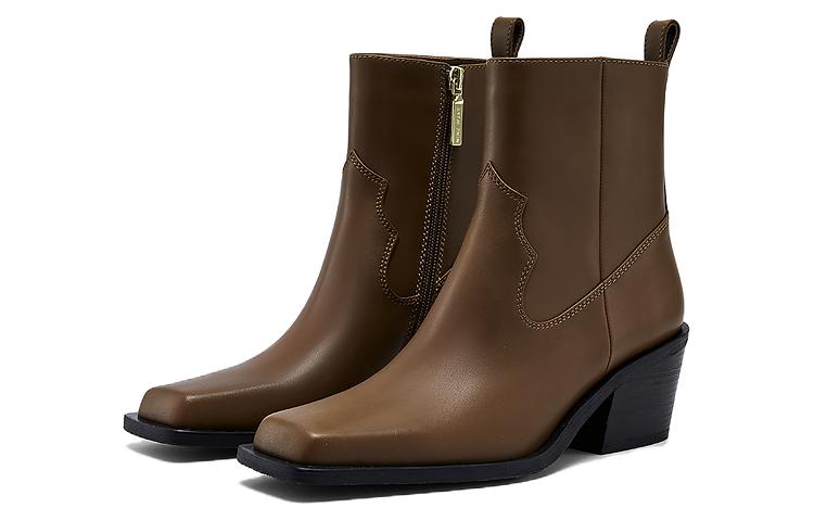 NINE WEST Женские черные ботинки на каблуке 6,3 см, цвет Black — фото 4