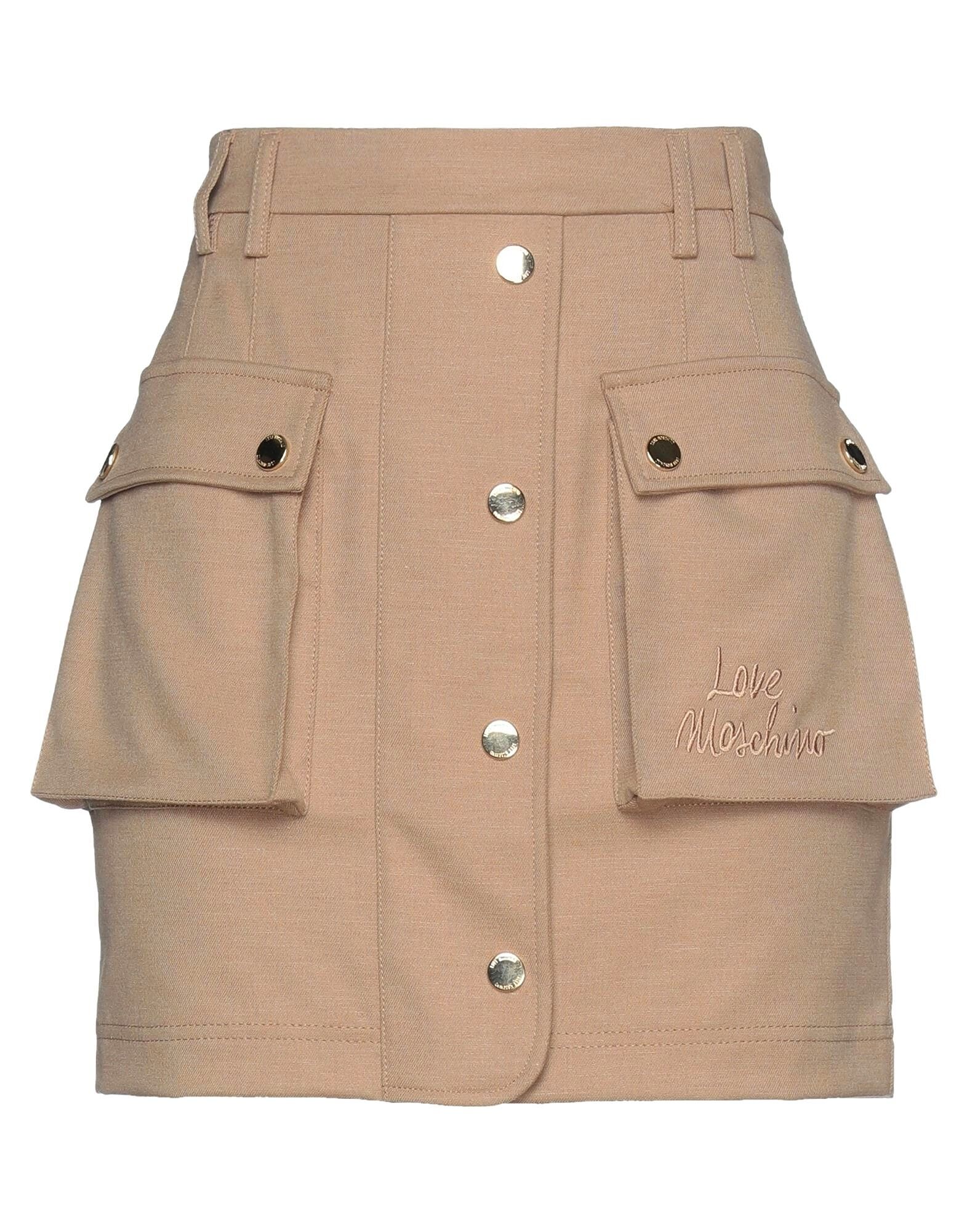 

Мини-юбки Love Moschino, коричневый