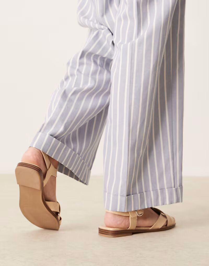 Узкие рыбацкие туфли ASOS DESIGN Mirage из натурального плетения — фото 2