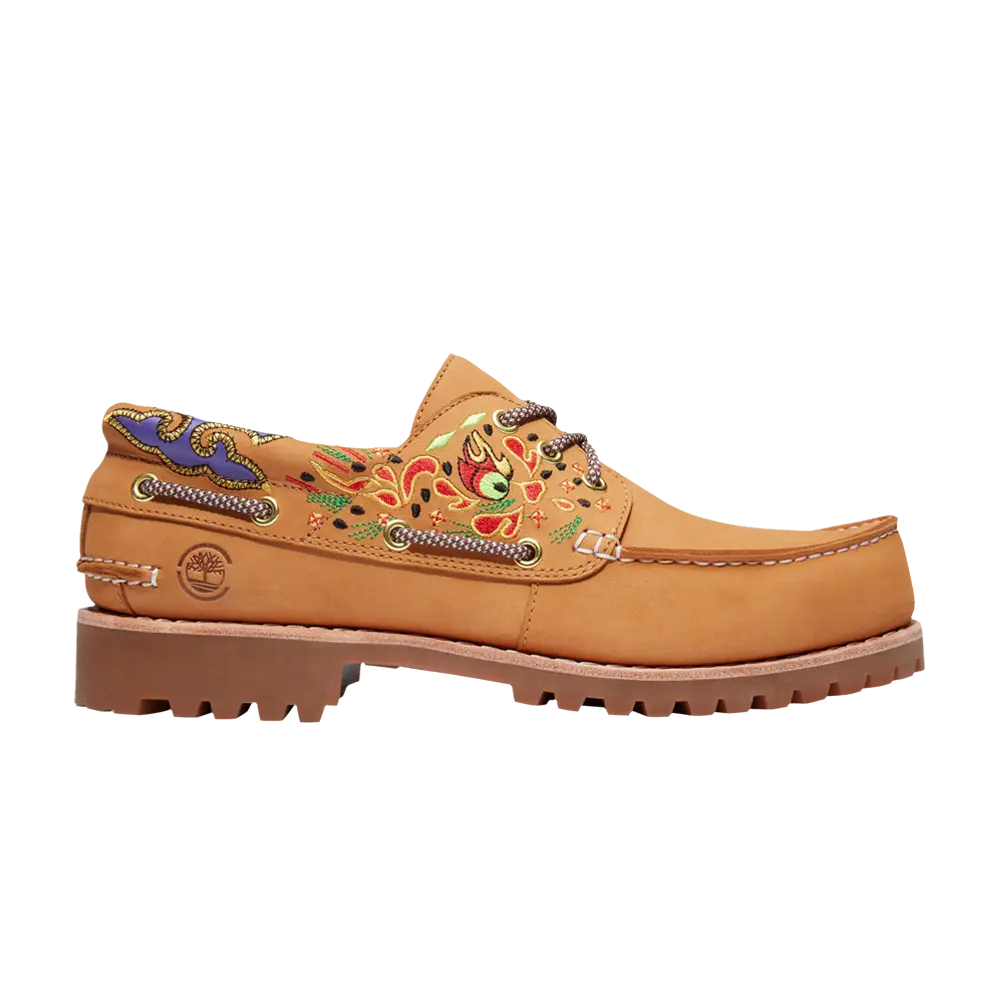 

Ботинки CLOT x 3-Eye Lug Handsewn Boat Timberland, желто-коричневый