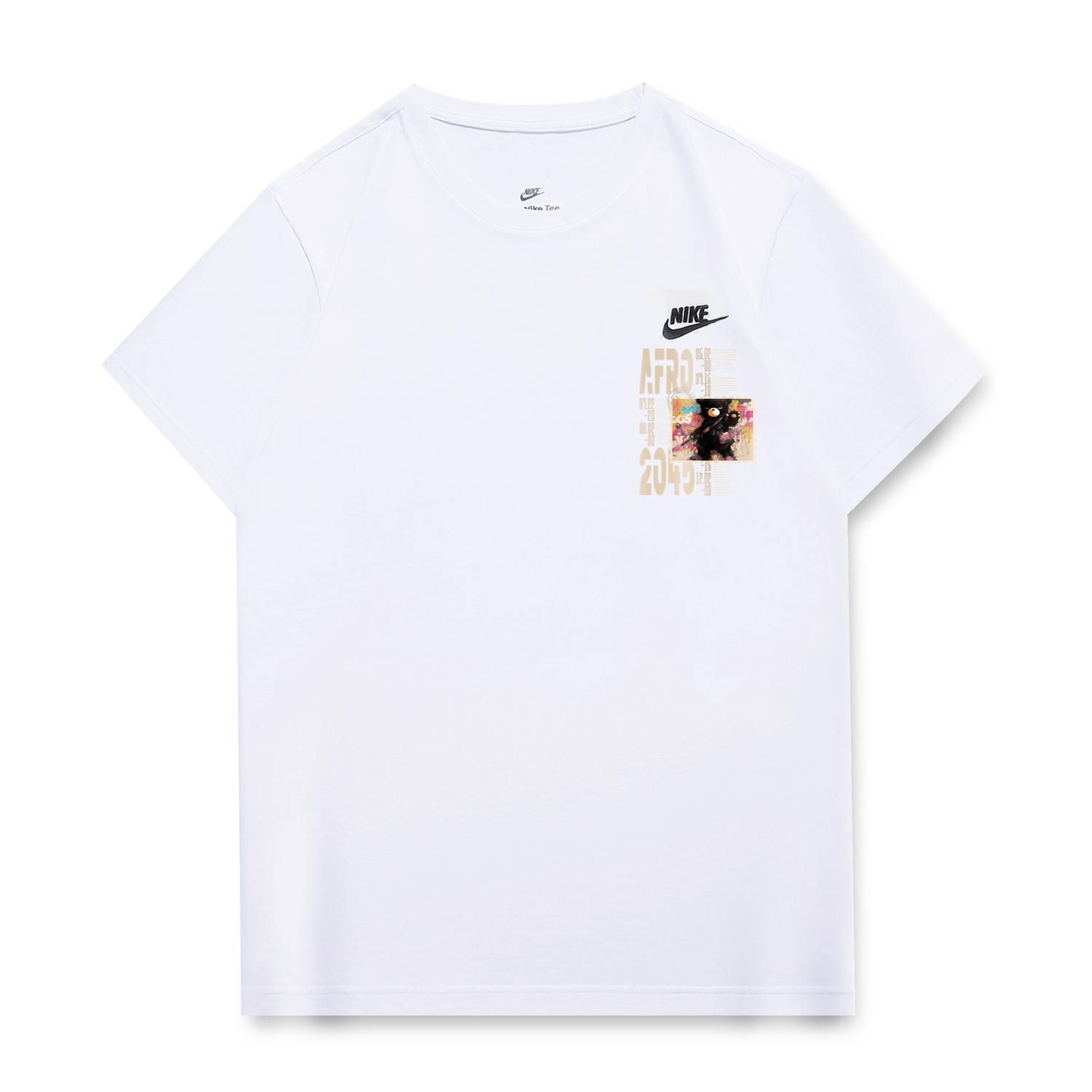 

Nike Футболка унисекс белая, Белый, Nike Футболка унисекс белая