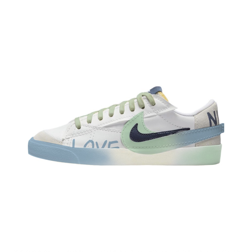 

Обувь для скейтбординга Nike Blazer унисекс, Lime Blast/Indigo Force/Noise Aqua