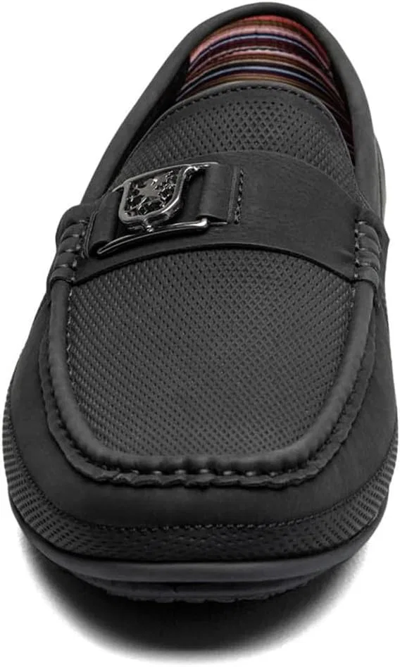 Мужские слипоны Stacy Adams Corvell Driver Loafer Drivers Slippers, Black — фото 4