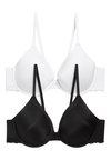 

Бюстгальтер пуш-ап HOLLY FULL CUP LIGHT PAD T-SHIRT BRA 2 PACK Next, черный