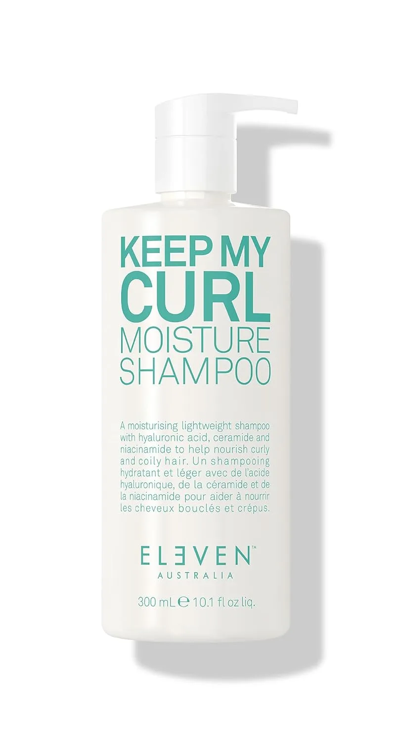ELEVEN AUSTRALIA Keep My Curl Moisture шампунь для женщин и мужчин - увлажняющий шампунь против пушистости для кудрявых, волнистых или кудрявых волос 299 мл